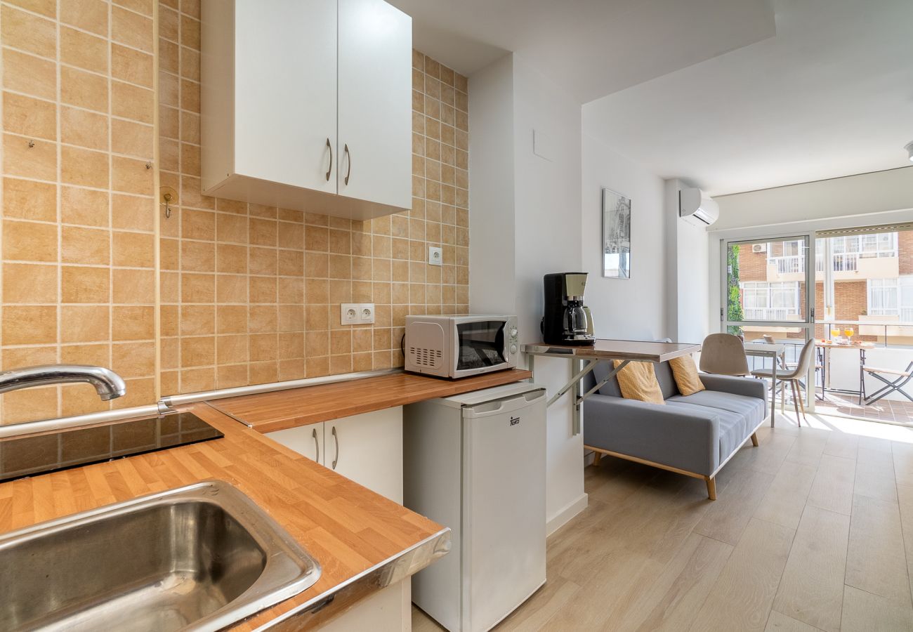 Estudio en Benalmádena - Comodo estudio en Ágata con terraza 