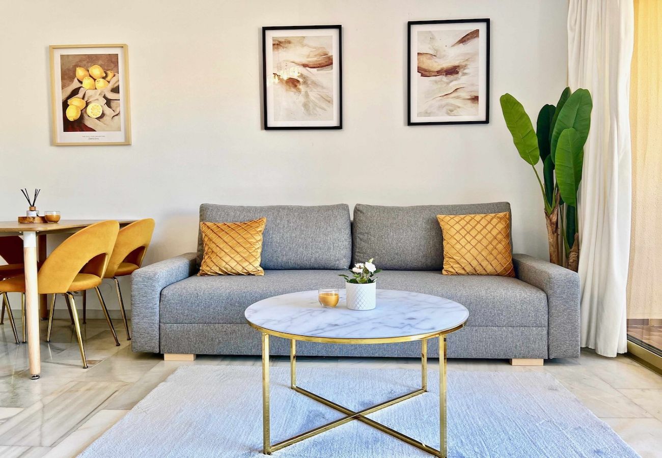 Apartamento en Benalmádena - Apartamento en Hotel Sunset Beach frente al mar. 