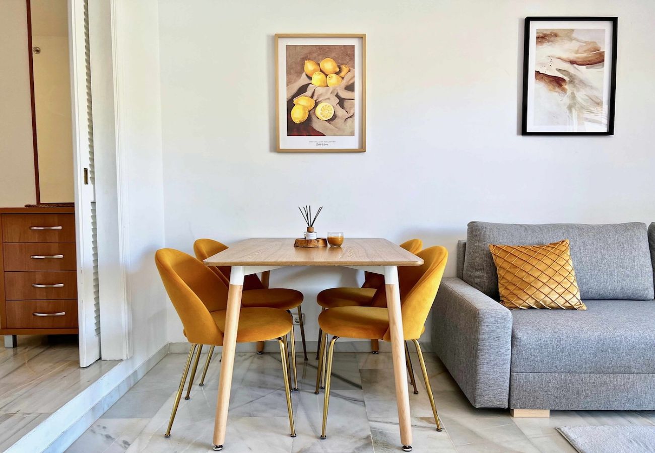 Apartamento en Benalmádena - Apartamento en Hotel Sunset Beach frente al mar. 