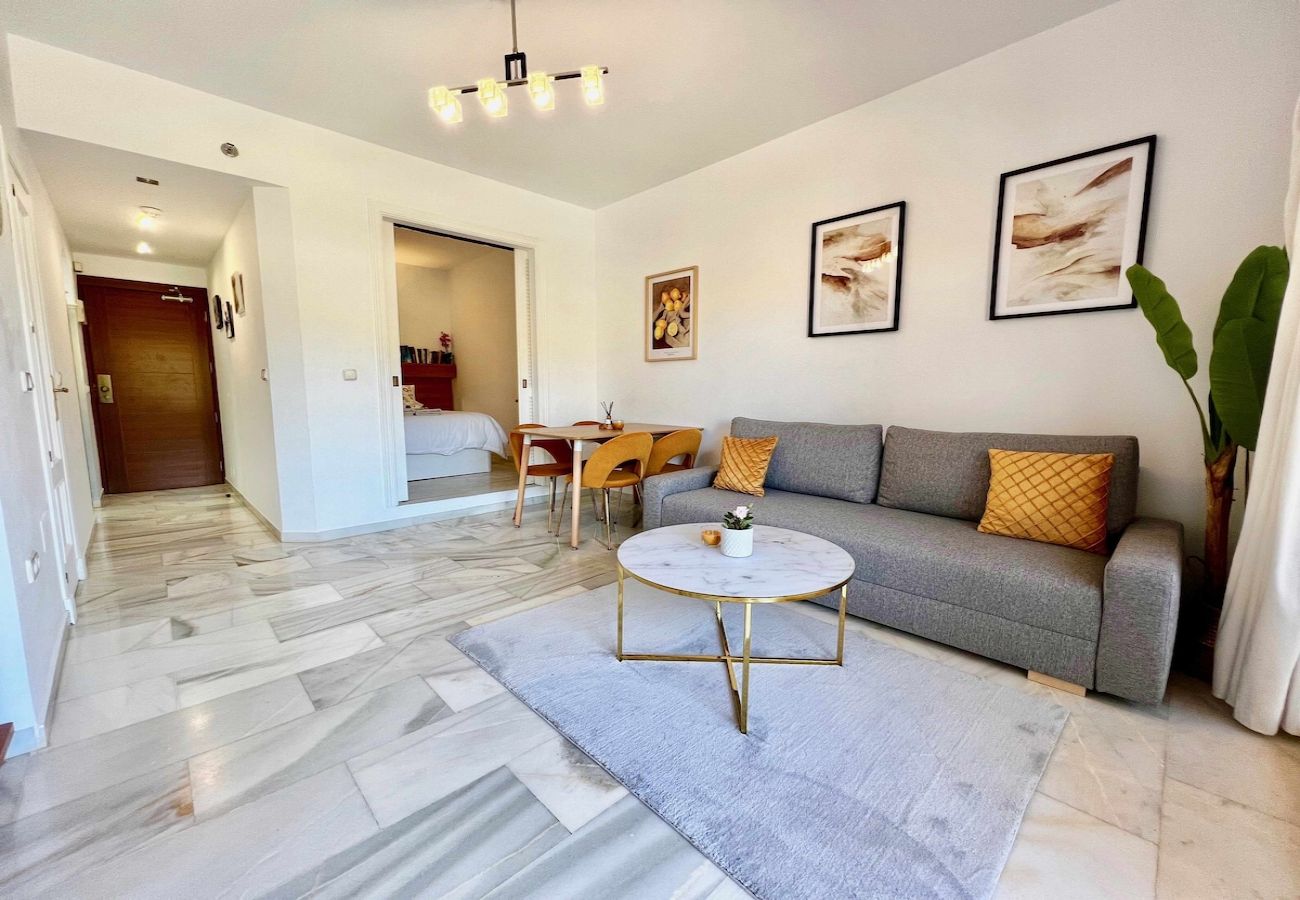 Apartamento en Benalmádena - Apartamento en Hotel Sunset Beach frente al mar. 