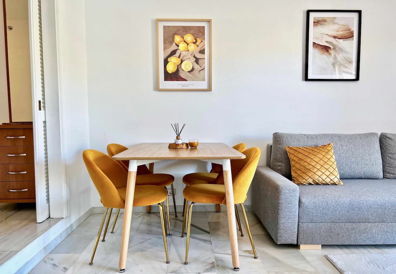 Apartamento en Benalmádena - Apartamento en Hotel Sunset Beach frente al mar. 