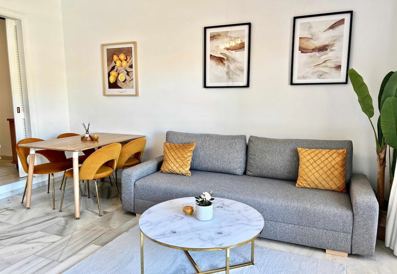 Apartamento en Benalmádena - Apartamento en Hotel Sunset Beach frente al mar. 