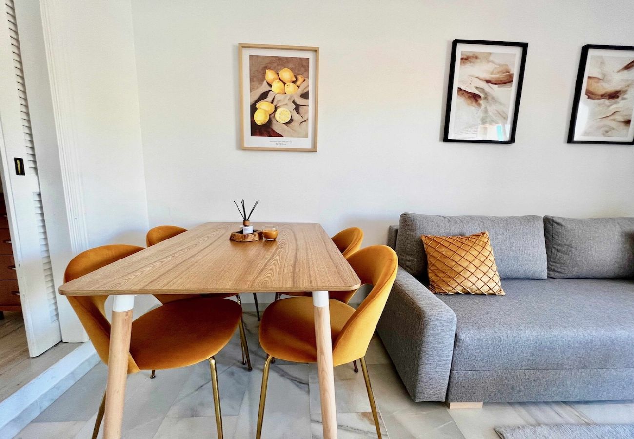 Apartamento en Benalmádena - Apartamento en Hotel Sunset Beach frente al mar. 