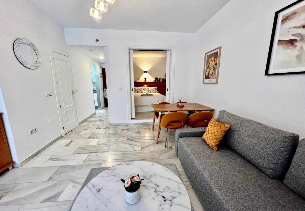 Apartamento en Benalmádena - Apartamento en Hotel Sunset Beach frente al mar. 