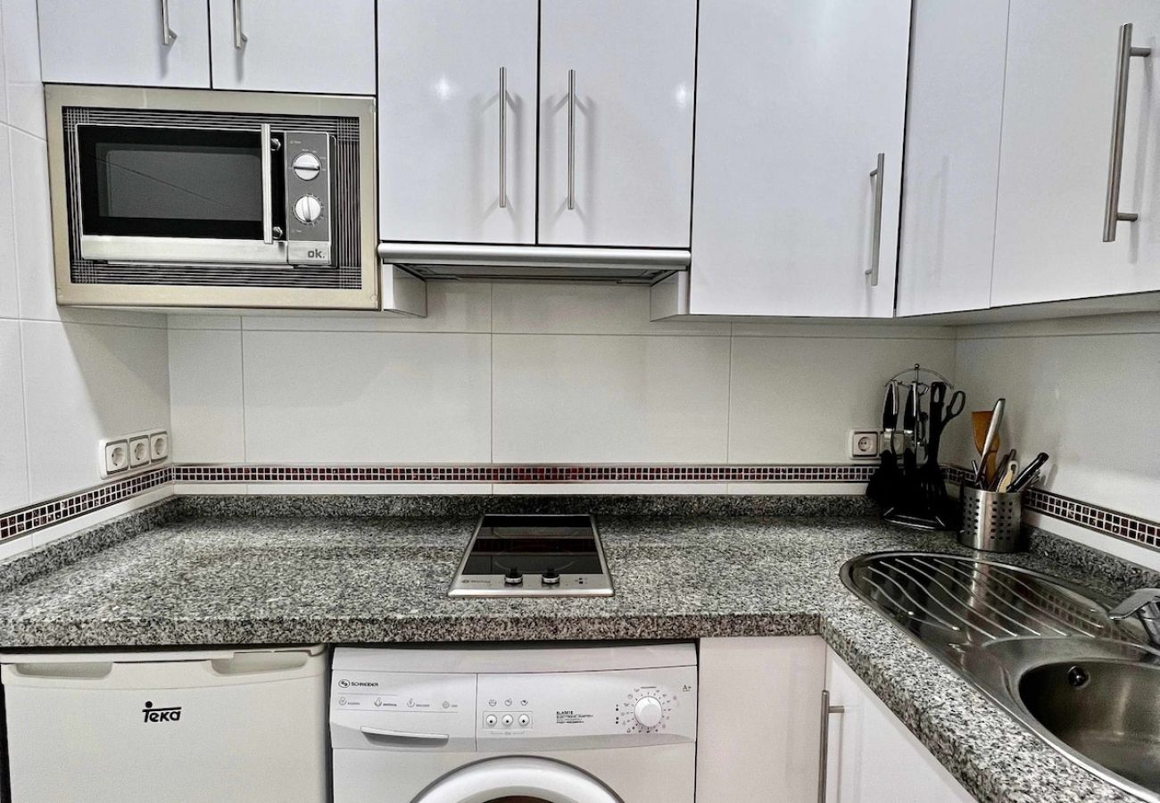 Apartamento en Benalmádena - Apartamento en Hotel Sunset Beach frente al mar. 