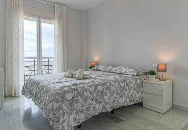 Apartamento en Benalmádena - Precioso piso para 6 con vista al mar 180 grados 