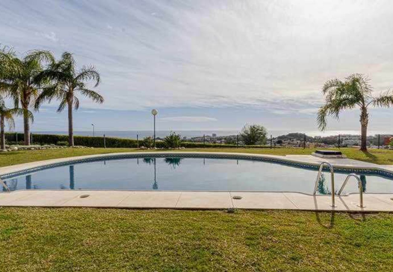 Apartamento en Benalmádena - Precioso piso para 5 con vista al mar 180 grados 