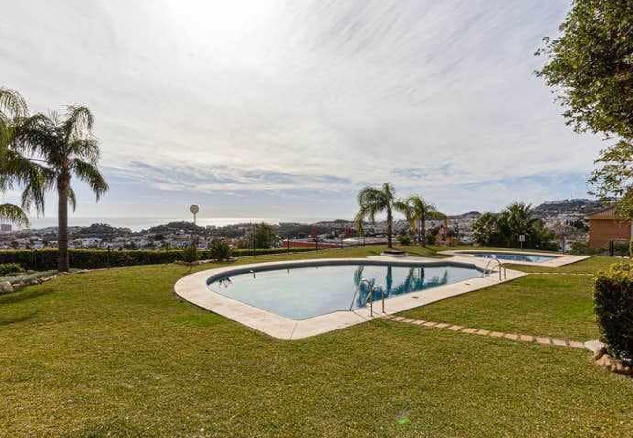 Apartamento en Benalmádena - Precioso piso para 5 con vista al mar 180 grados 