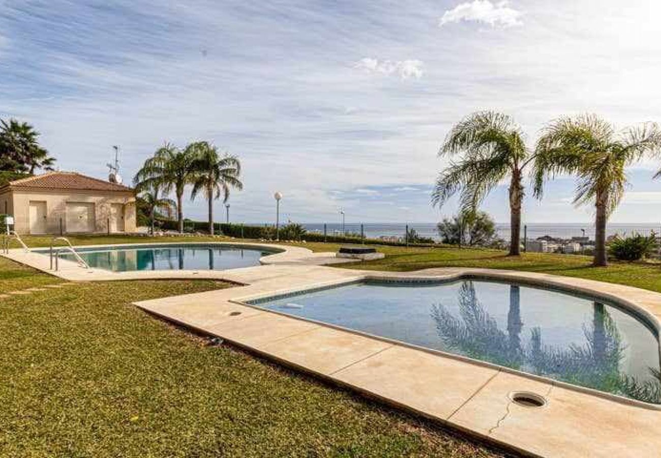 Apartamento en Benalmádena - Precioso piso para 5 con vista al mar 180 grados 