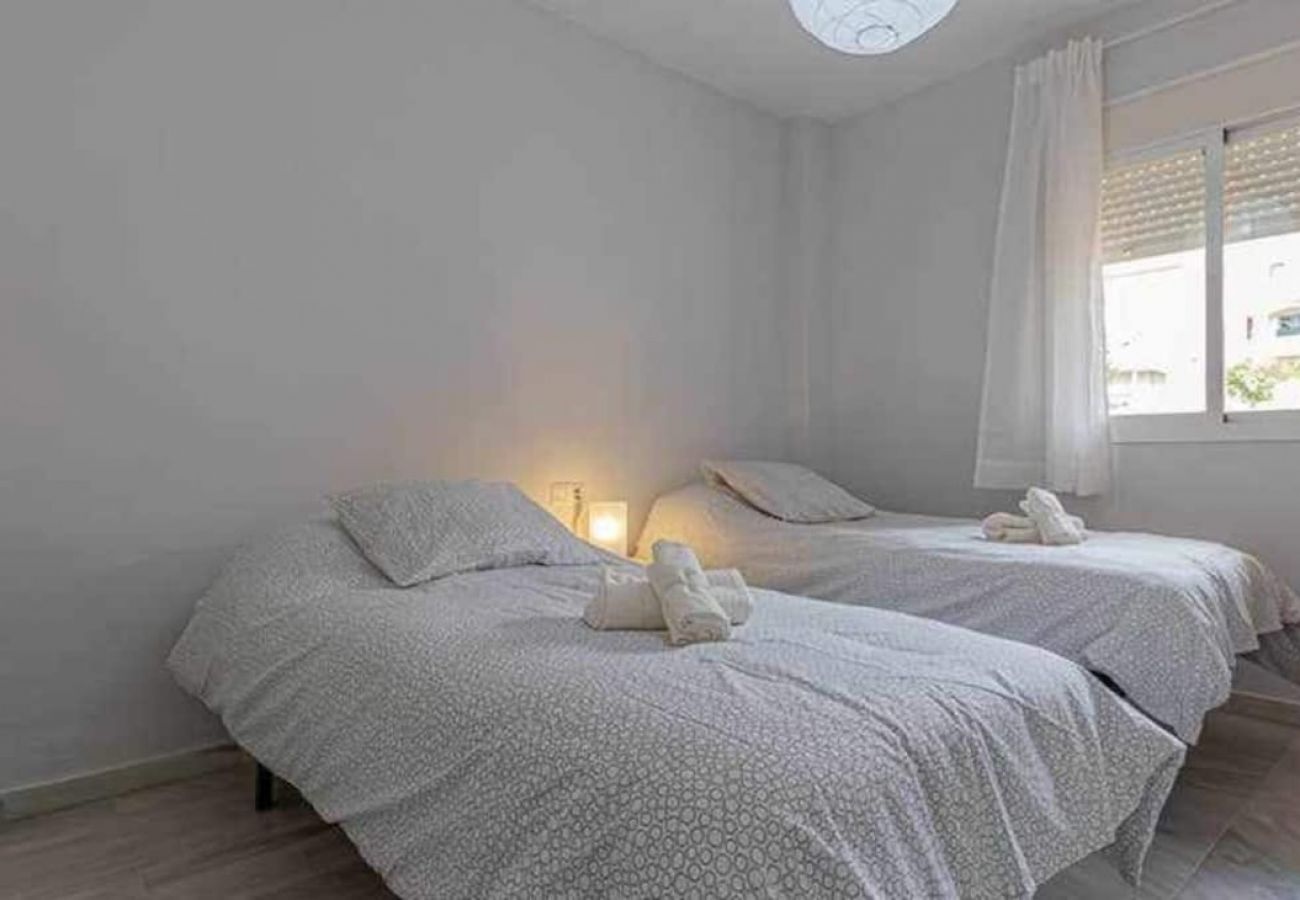 Apartamento en Benalmádena - Precioso piso para 5 con vista al mar 180 grados 