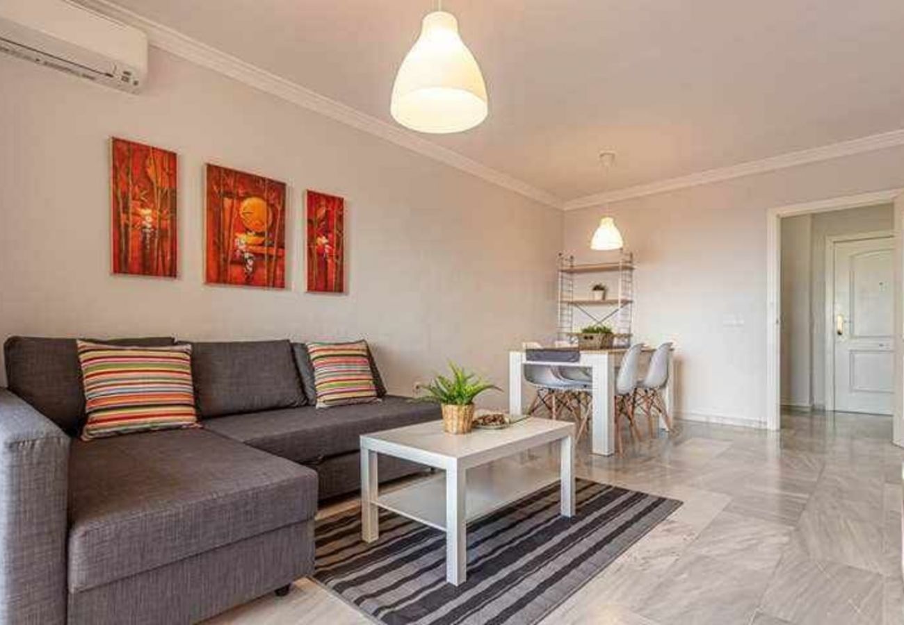 Apartamento en Benalmádena - Precioso piso para 5 con vista al mar 180 grados 