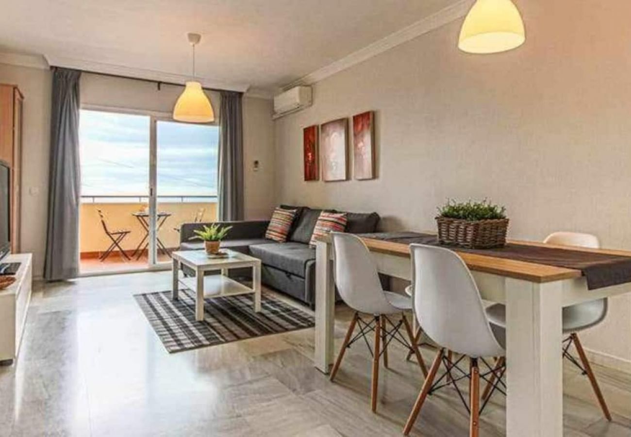 Apartamento en Benalmádena - Precioso piso para 5 con vista al mar 180 grados 
