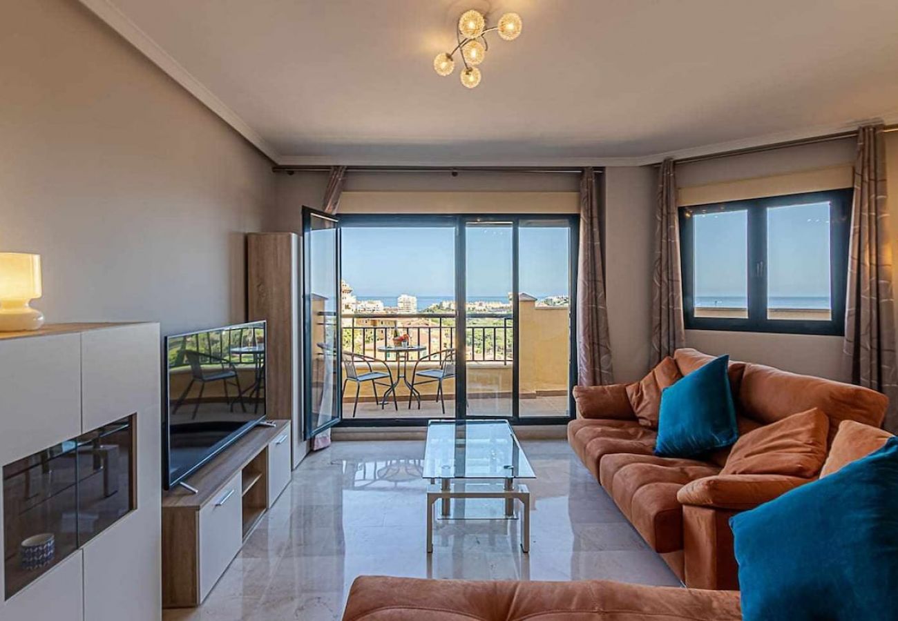 Apartamento en Benalmádena - Moderno piso para 5 con hermosas vistas 