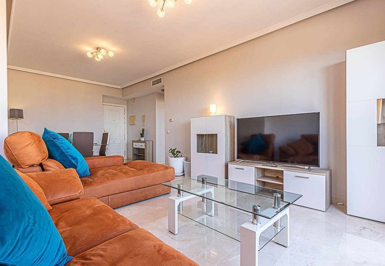 Apartamento en Benalmádena - Moderno piso para 5 con hermosas vistas 