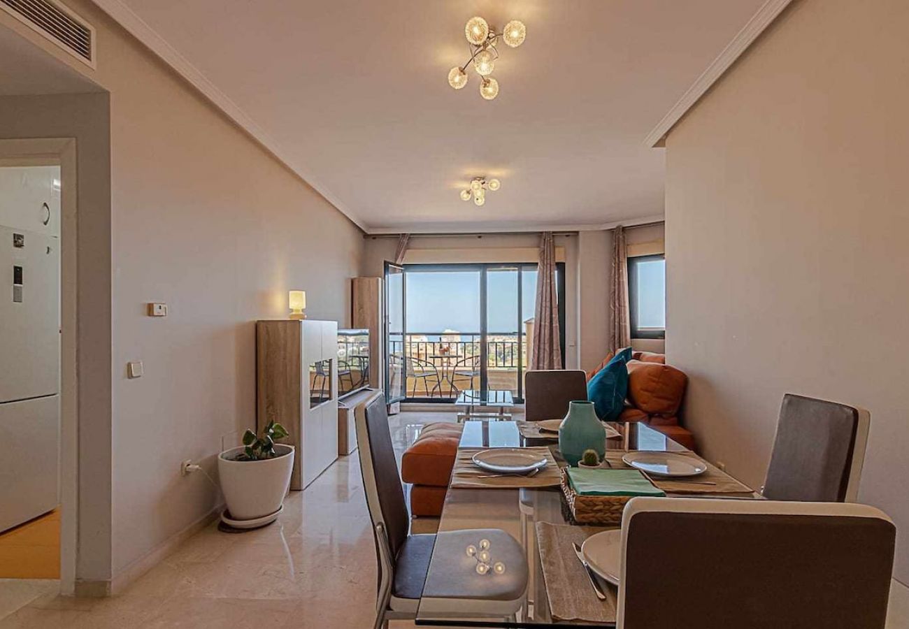 Apartamento en Benalmádena - Moderno piso para 5 con hermosas vistas 