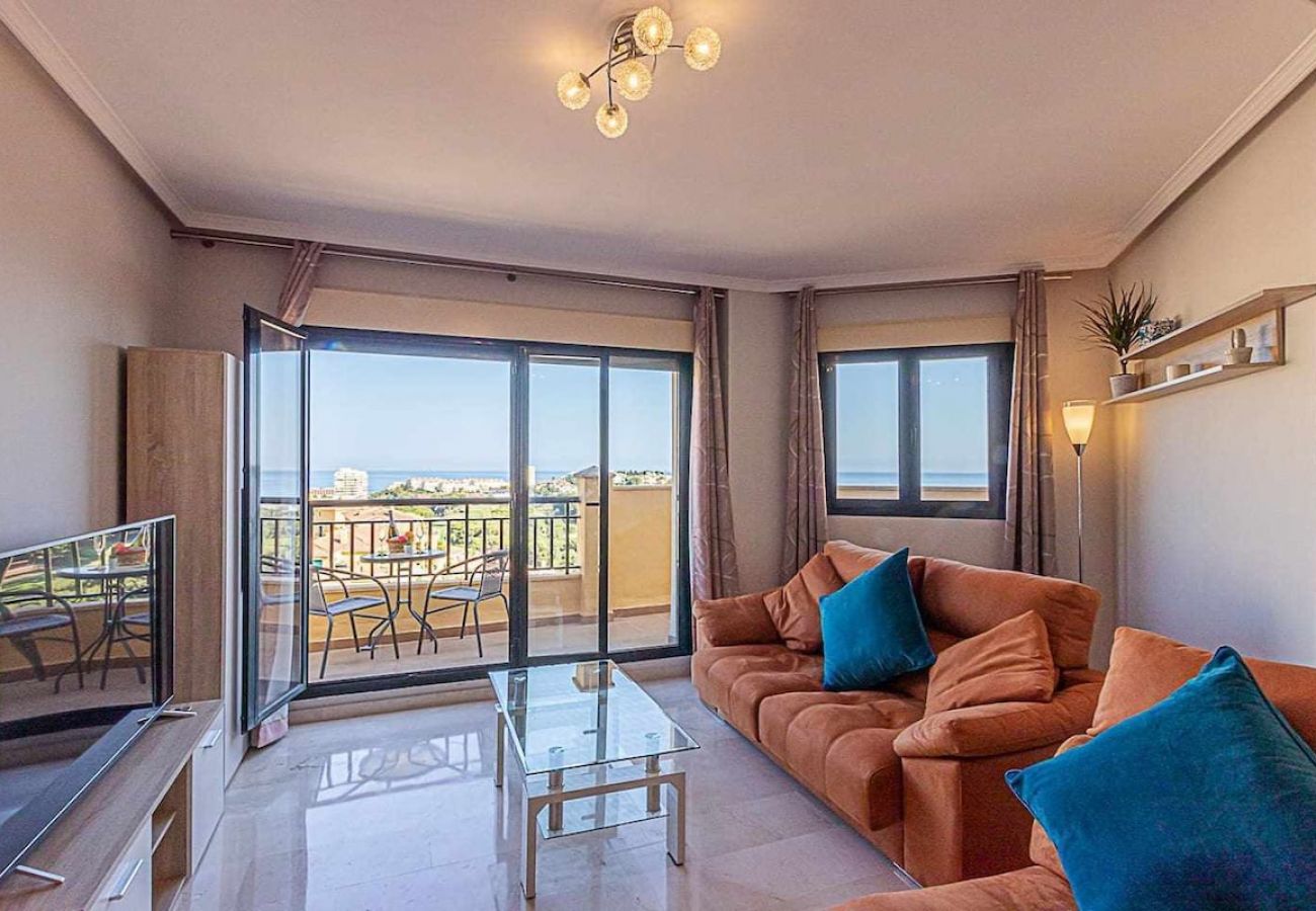 Apartamento en Benalmádena - Moderno piso para 5 con hermosas vistas 