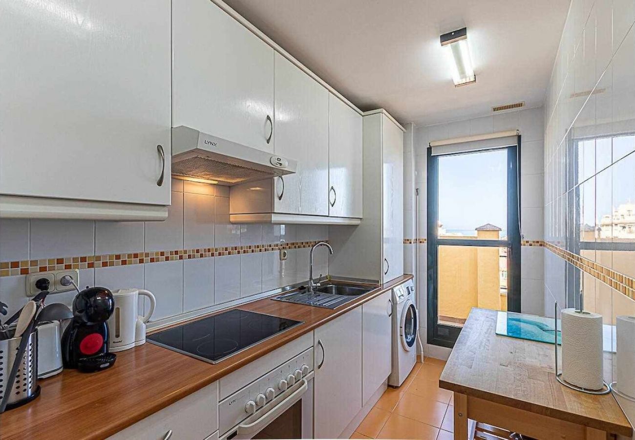 Apartamento en Benalmádena - Moderno piso para 5 con hermosas vistas 