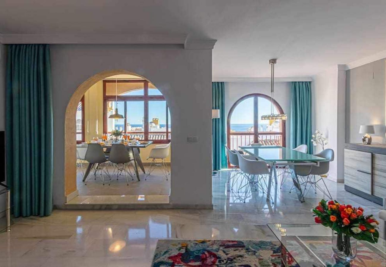 Apartamento en Benalmádena - Lujoso Atico duplex en el centro de Benalmadena. 