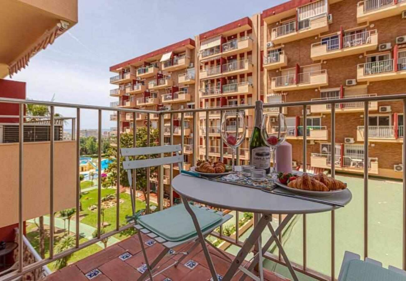 Estudio en Benalmádena - Comodo estudio para 2 en Minerva con piscinas. 