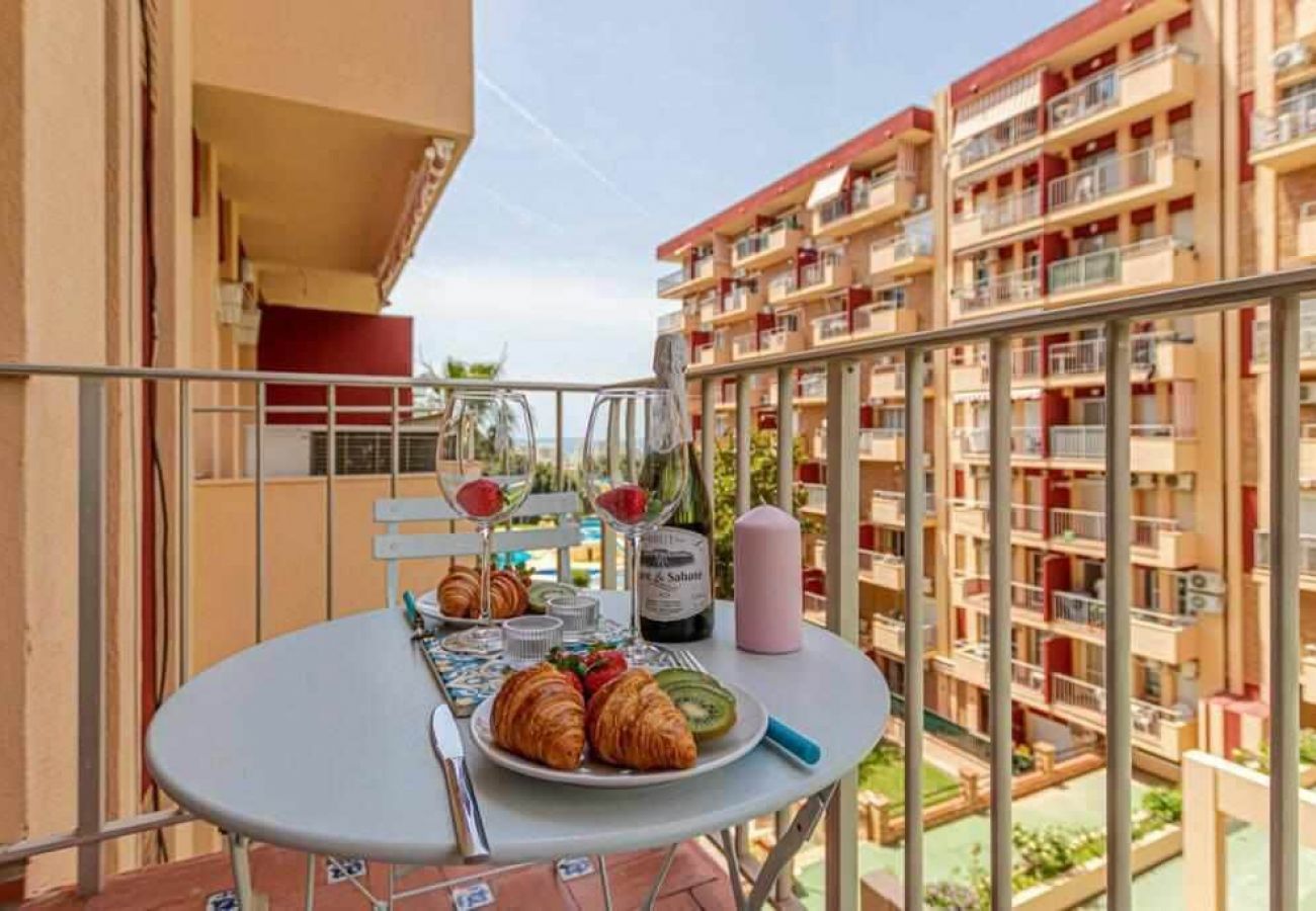 Estudio en Benalmádena - Comodo estudio para 2 en Minerva con piscinas. 