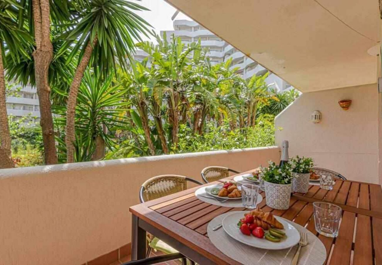 Apartamento en Benalmádena - Precioso piso con vistas al jardin en Benalbeach 