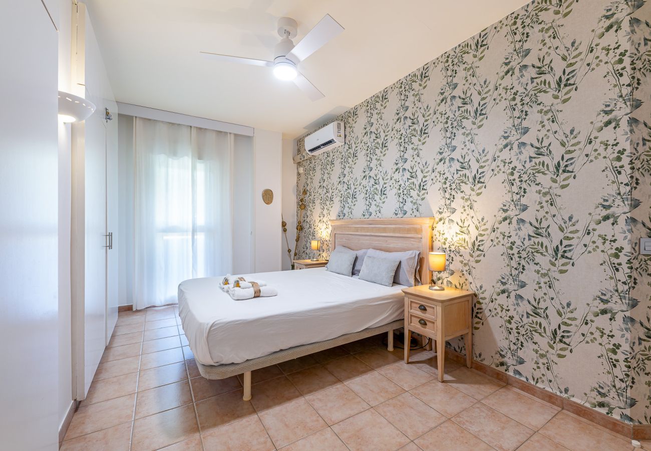 Apartamento en Benalmádena - Precioso piso con vistas al jardin en Benalbeach 