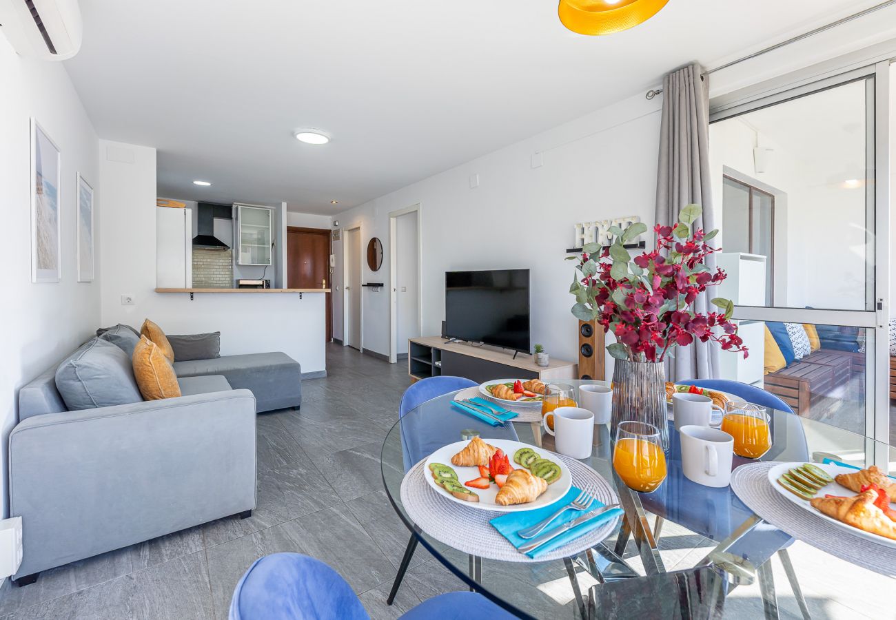 Apartamento en Benalmádena - Acogedor apartamento para 3 con piscina 