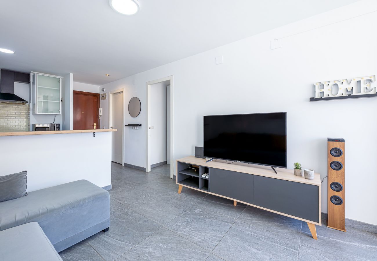 Apartamento en Benalmádena - Acogedor apartamento para 3 con piscina 