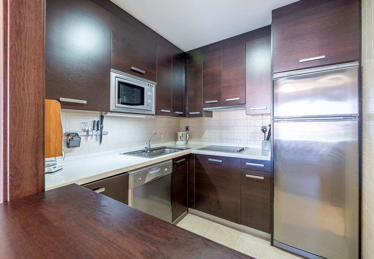 Apartamento en Benalmádena - Moderno apartamento con terraza cerca del mar