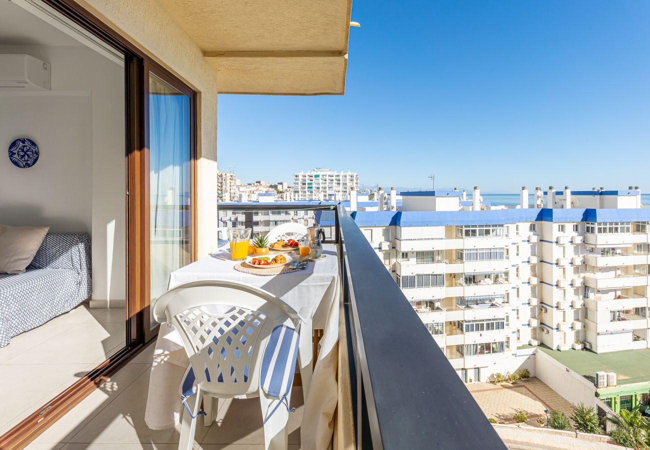 Apartamento en Benalmádena - Estudio en aloha con vista frontales al mar 