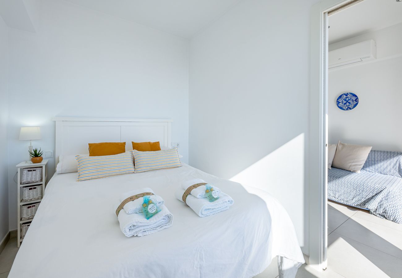 Apartamento en Benalmádena - Estudio en aloha con vista frontales al mar 