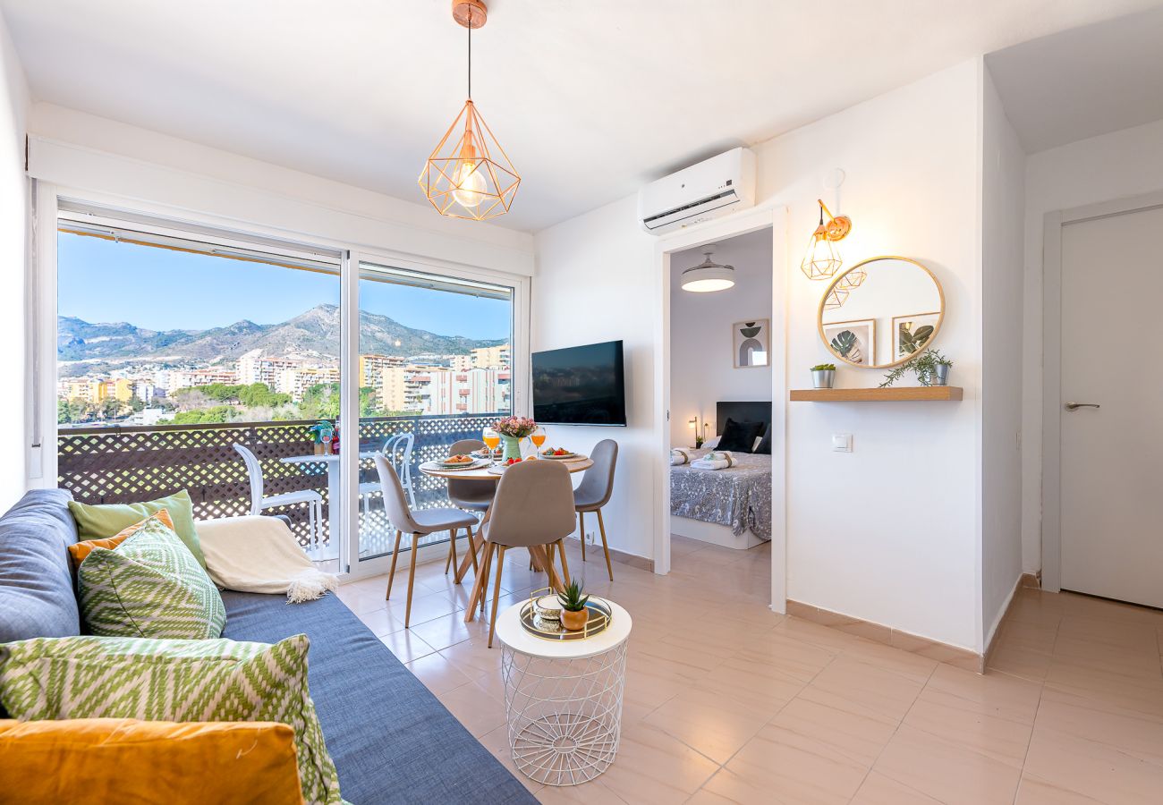 Apartamento en Benalmádena - Acogedor apartamento en Naciones con hermosa vista 