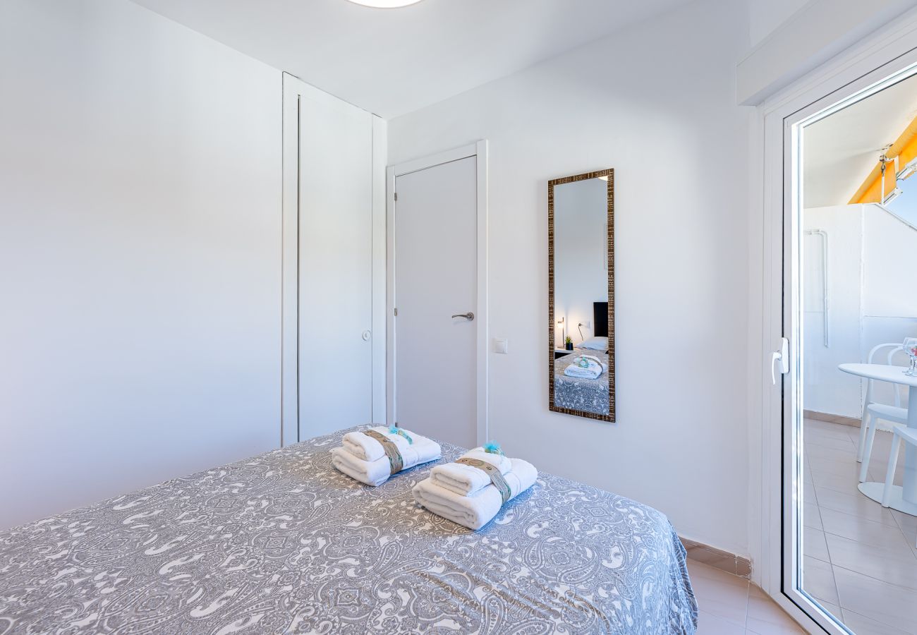 Apartamento en Benalmádena - Acogedor apartamento en Naciones con hermosa vista 