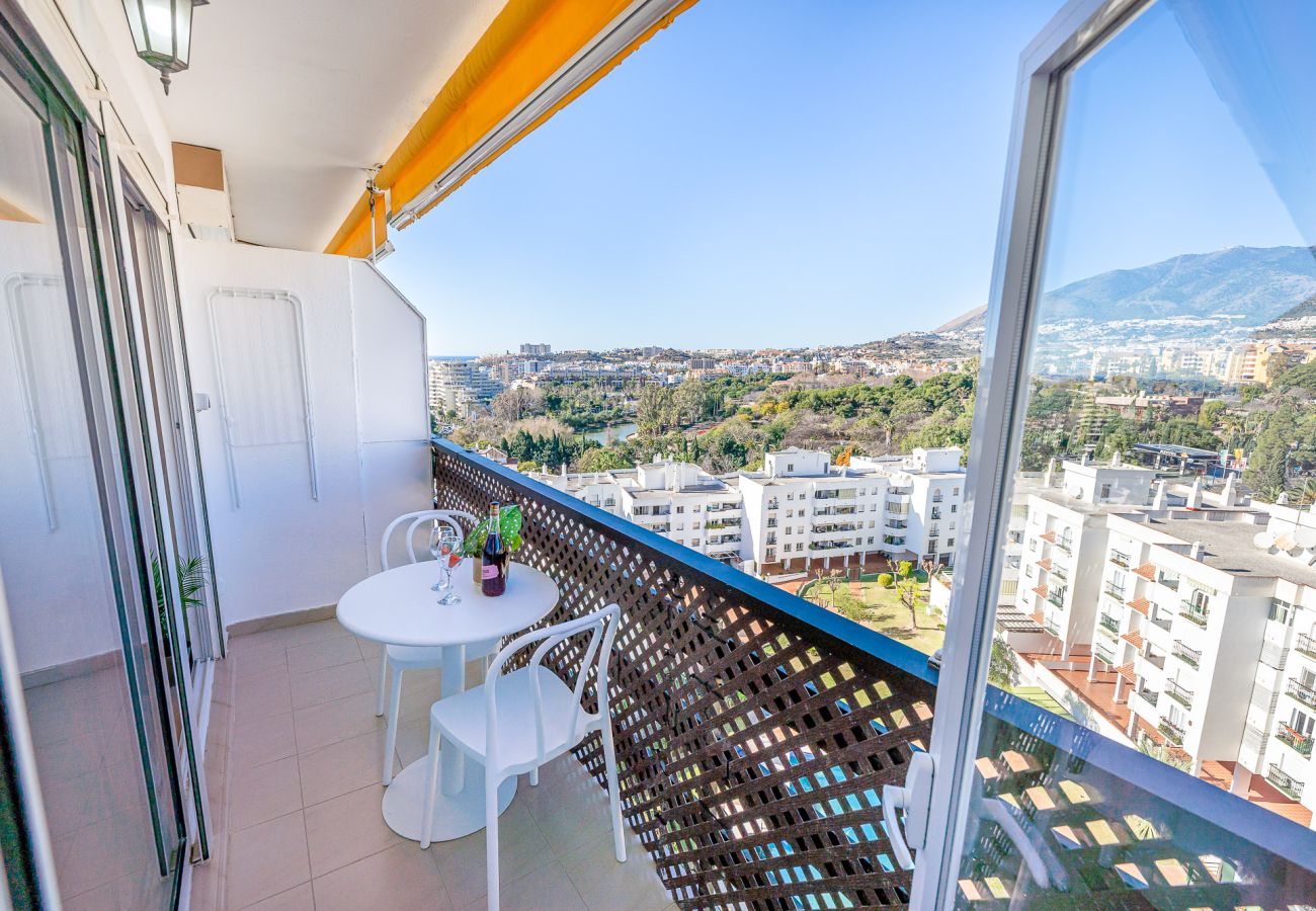 Apartamento en Benalmádena - Acogedor apartamento en Naciones con hermosa vista 