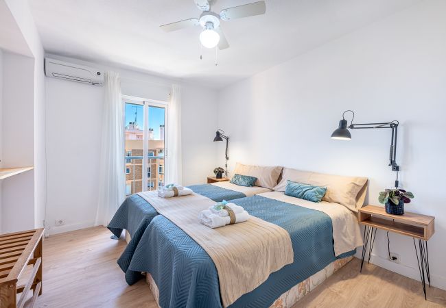 Apartamento en Benalmádena - Atico con vistas en piscis 