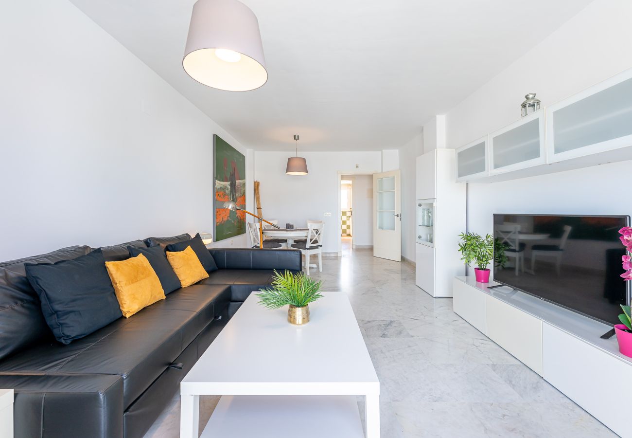Apartamento en Benalmádena - Espectacular atico con terraza y vistas panoramicas 
