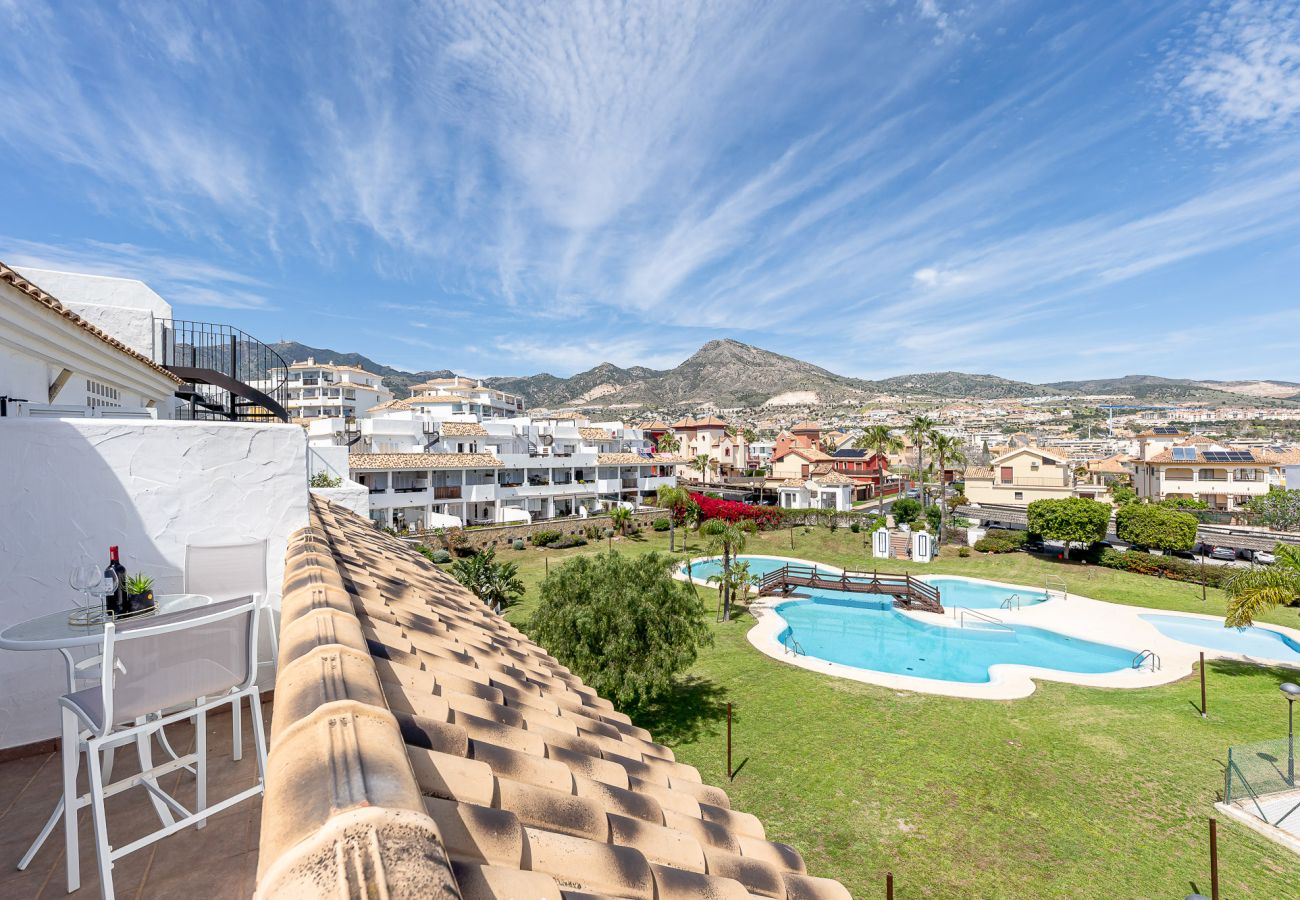 Apartamento en Benalmádena - Espectacular atico con terraza y vistas panoramicas 