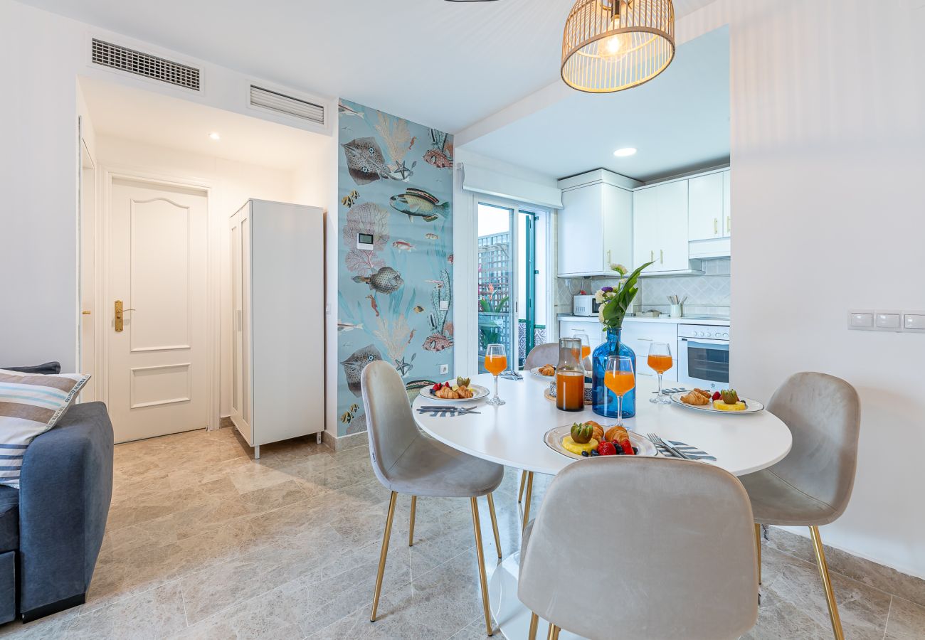 Apartamento en Torremolinos - El patio andaluz en la carihuela 1 min playa 