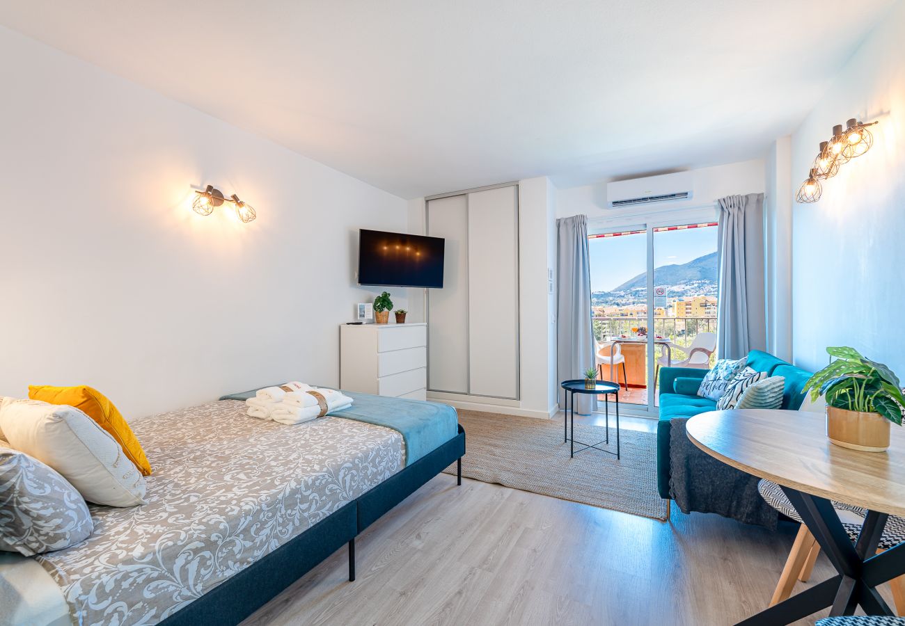 Estudio en Benalmádena - Contemporáneo estudio con hermosa vista en Minerva