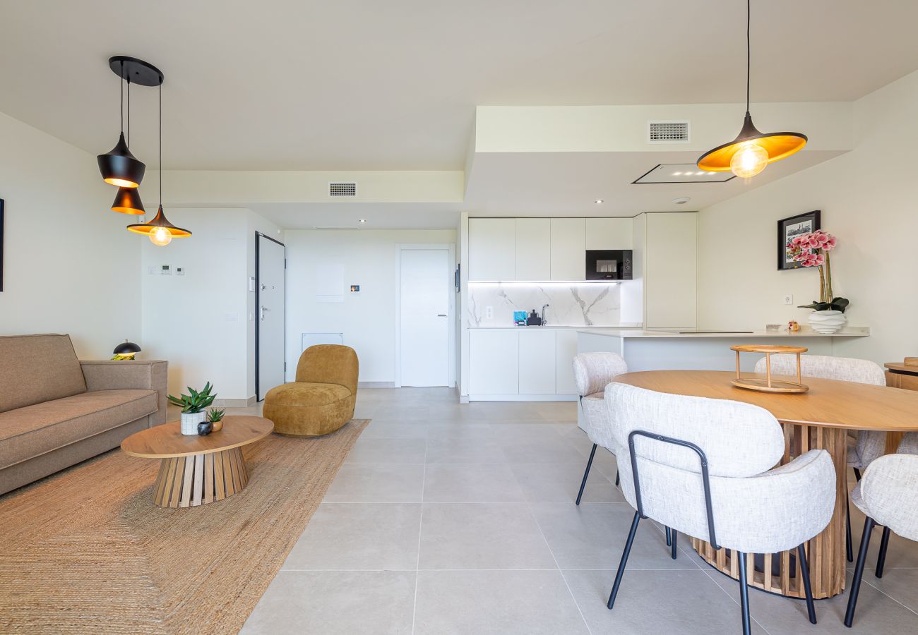 Apartamento en Benalmádena - Apartamento en Rocas Blancas para 5 con vistas