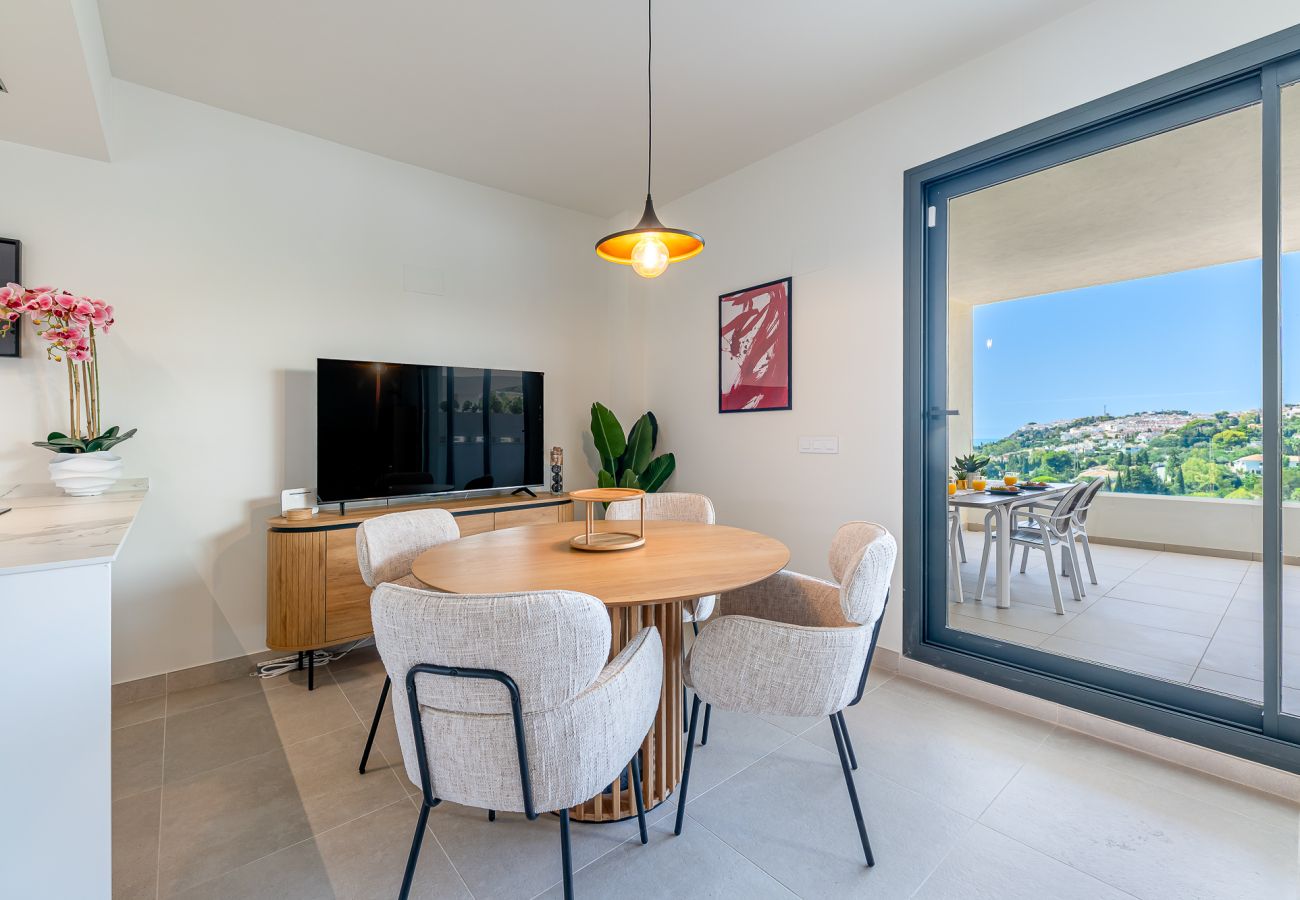 Apartamento en Benalmádena - Apartamento en Rocas Blancas para 5 con vistas
