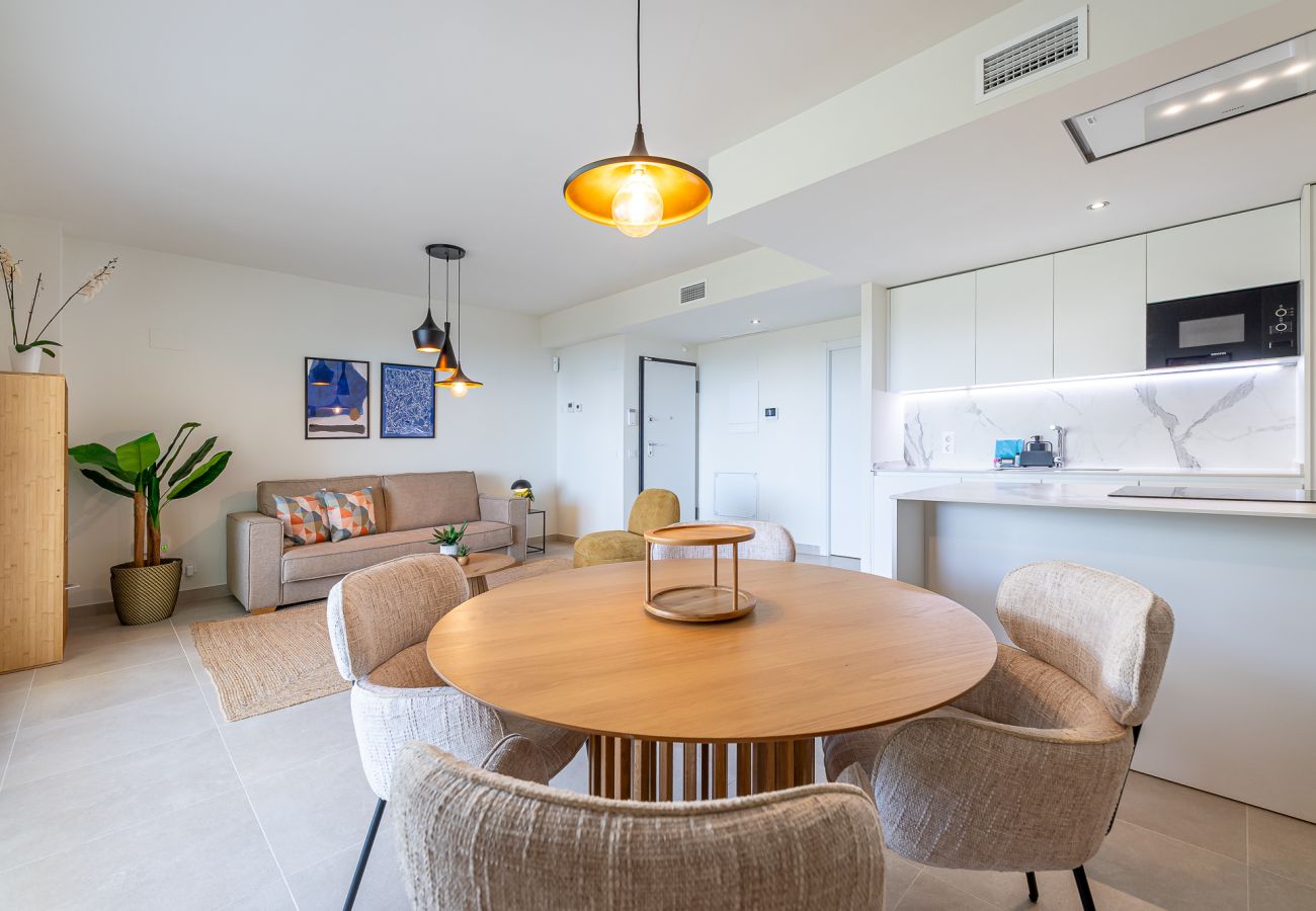 Apartamento en Benalmádena - Apartamento en Rocas Blancas para 5 con vistas