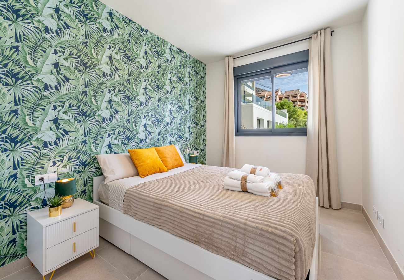 Apartamento en Benalmádena - Apartamento en Rocas Blancas para 5 con vistas