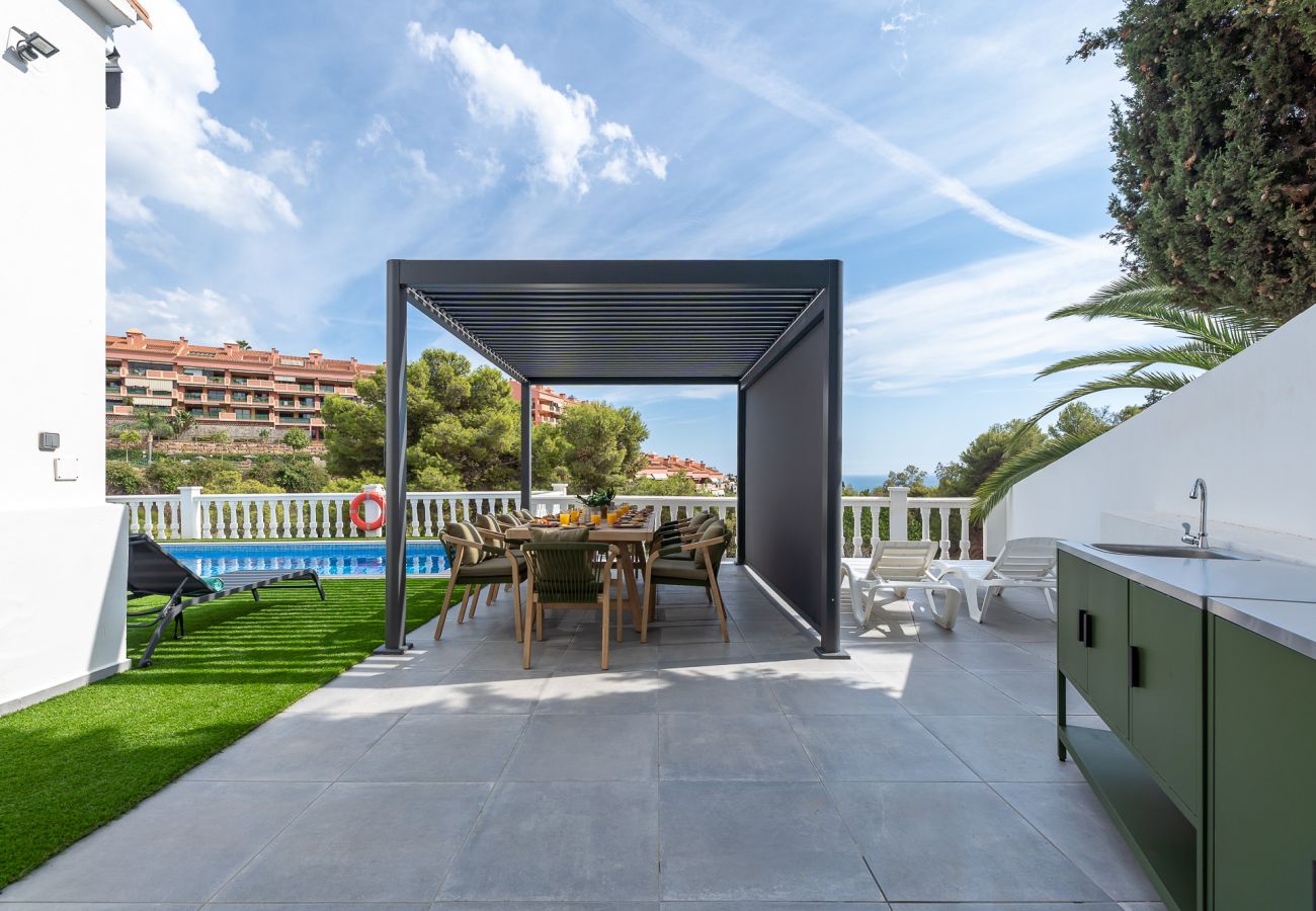 Villa en Fuengirola -  VILLA D'AMATO- Piscina climatizada para 10