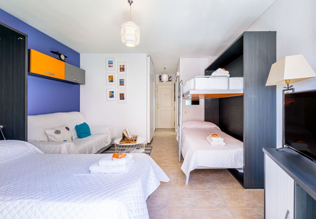 Studio in Benalmádena - Studio with sea views and pool in Aguila