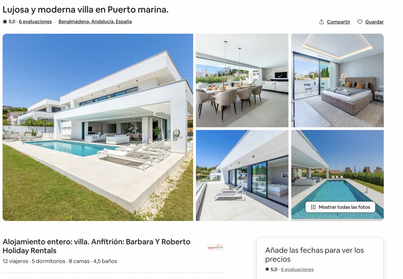 Villa in Benalmádena - Luxury and modern villa in Puerto Marina 