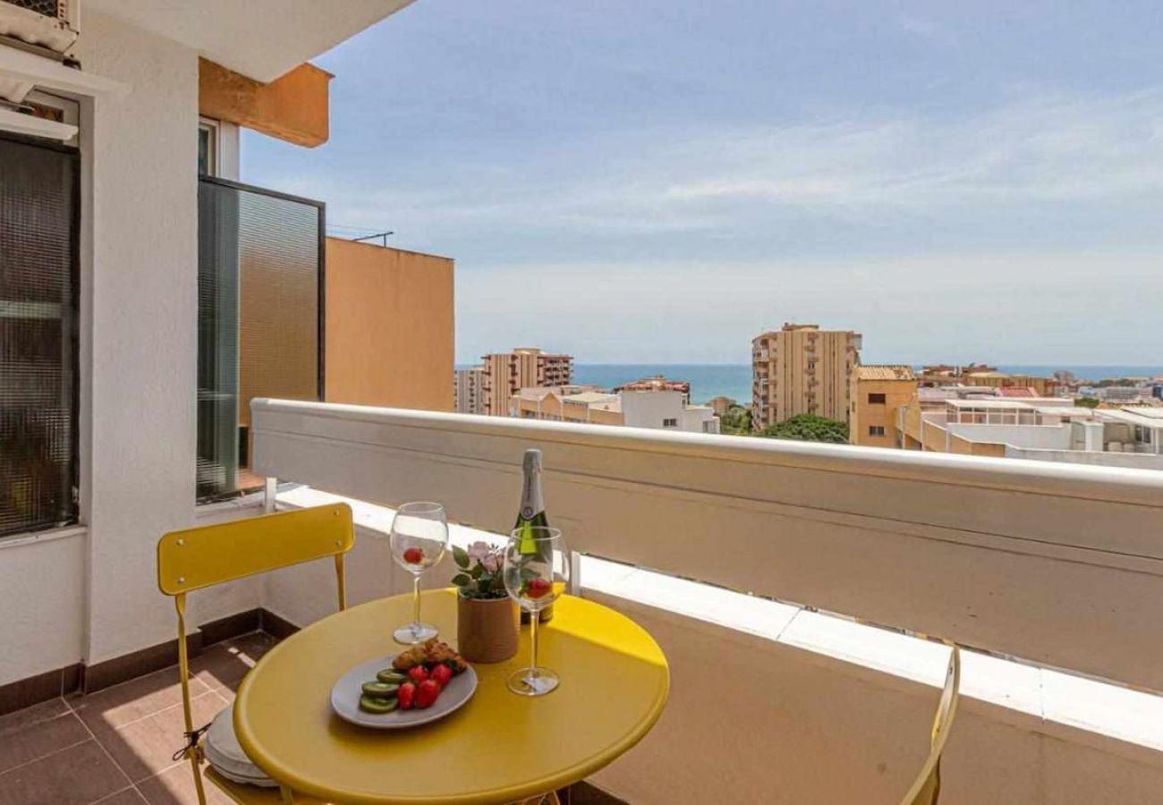 Apartment in Benalmádena - Penthouse in Arroyo de la Miel with beautiful view 