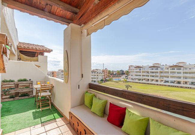 Apartment in Benalmádena - Beautiful apartment overlooking Arenal golf 