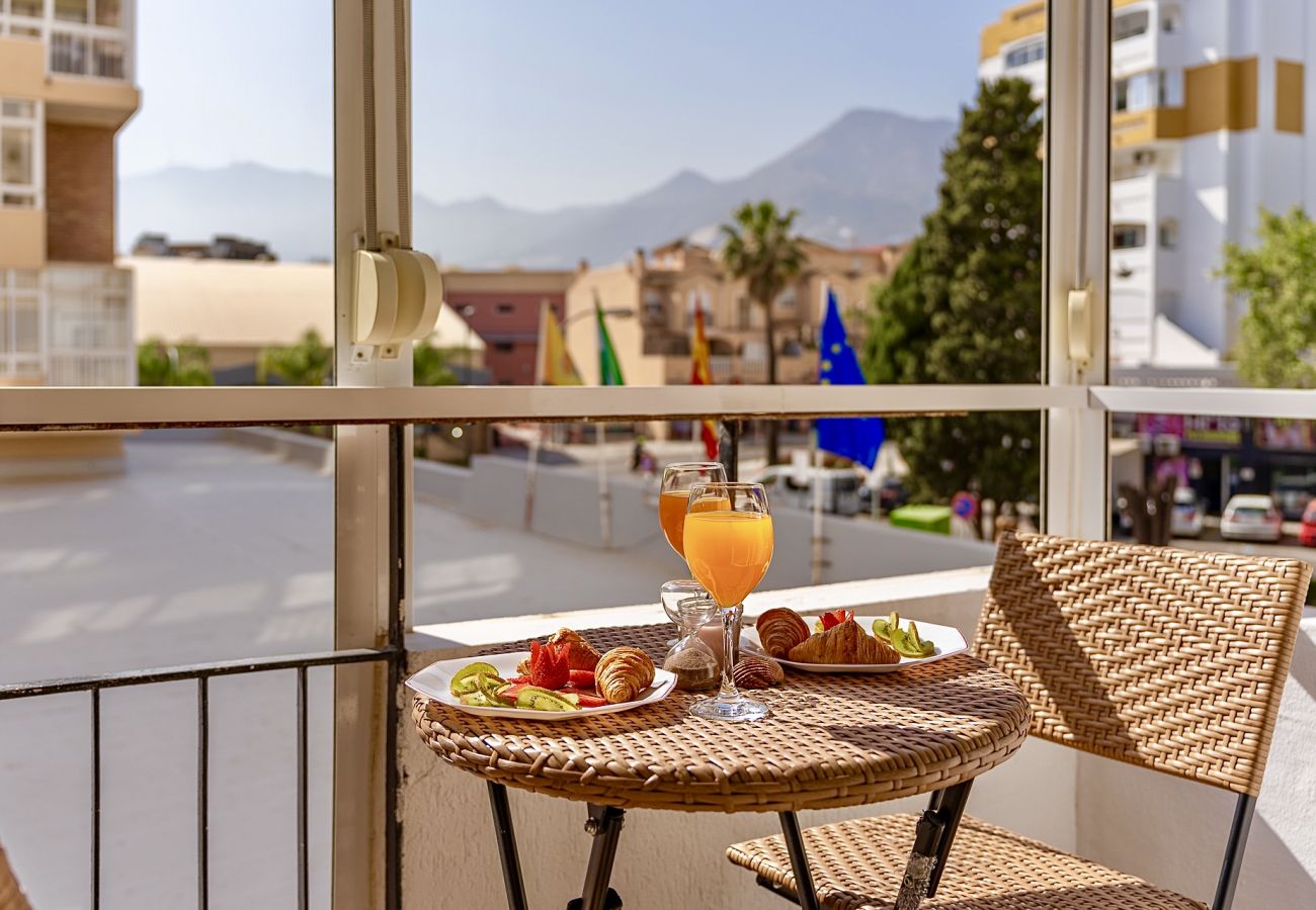 Studio in Benalmádena - Comfortable studio in Ágata with terrace