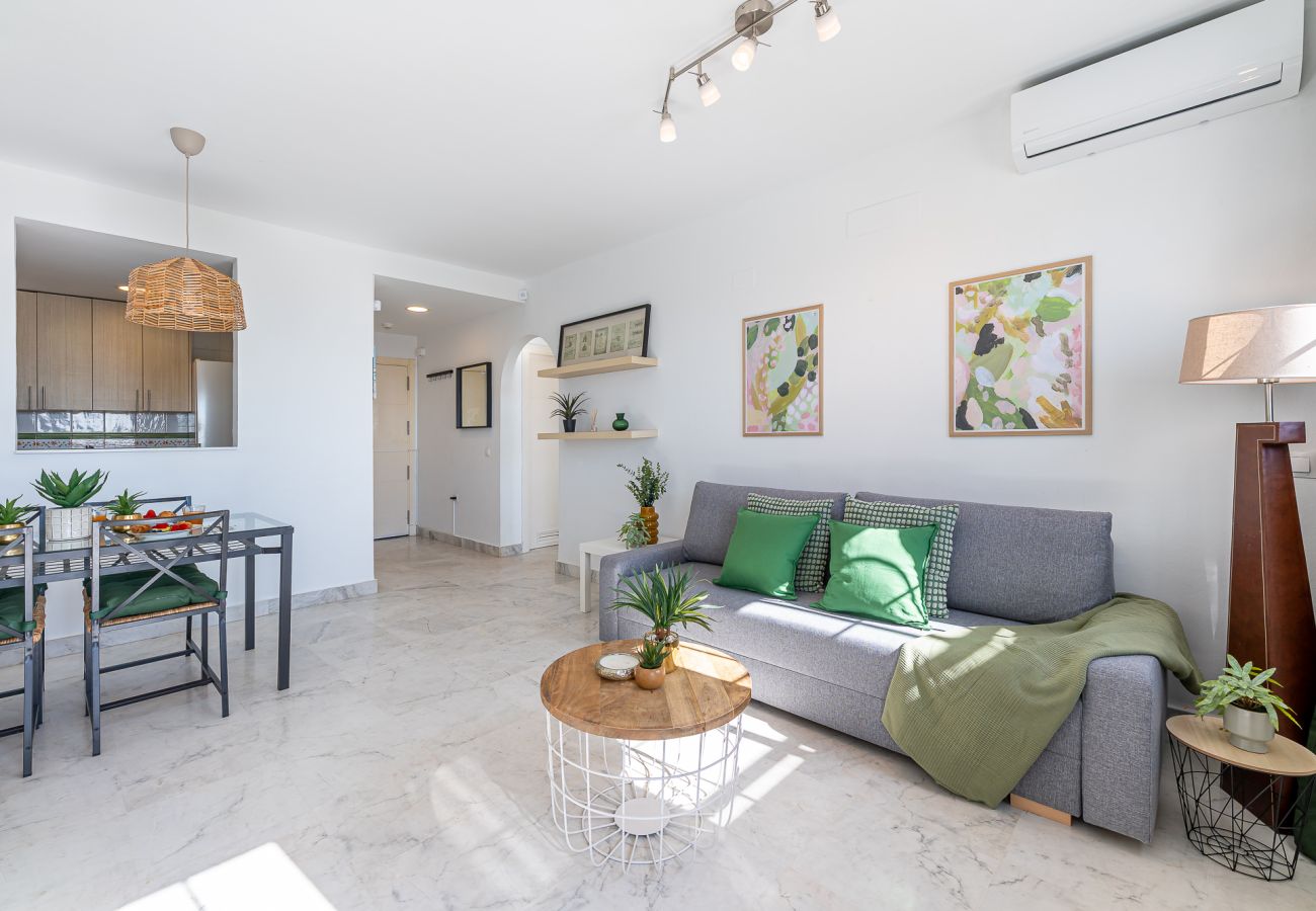 Apartment in Benalmádena - Attic with solarium and panoramic views